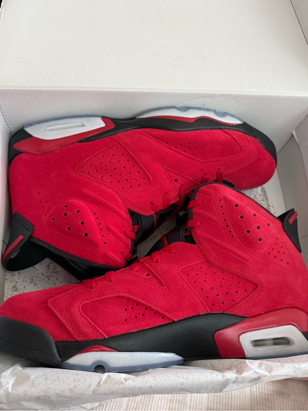 Jordan Air Jordan 6 Retro Red and Black Shoe